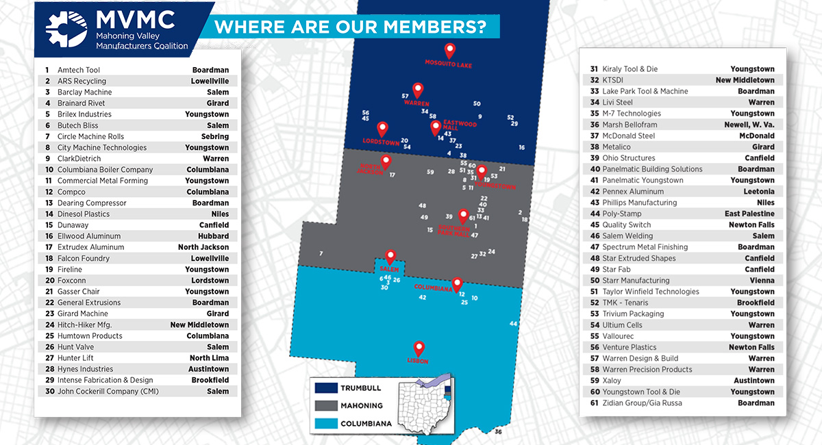 MVMC Members Map