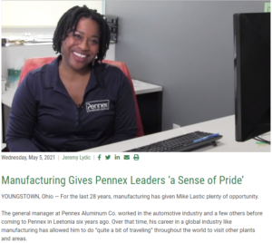 Business Journal Showcases Pennex in Brain Gain Navigators Segment